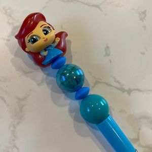 Doorables Princess Ariel Blue Beaded Pen Twistable